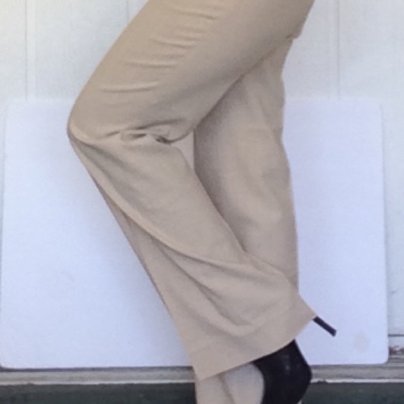 ST. JOHN WOOL CREAM HIGH WAIST TROUSERS SI… - Picture 8 of 8
